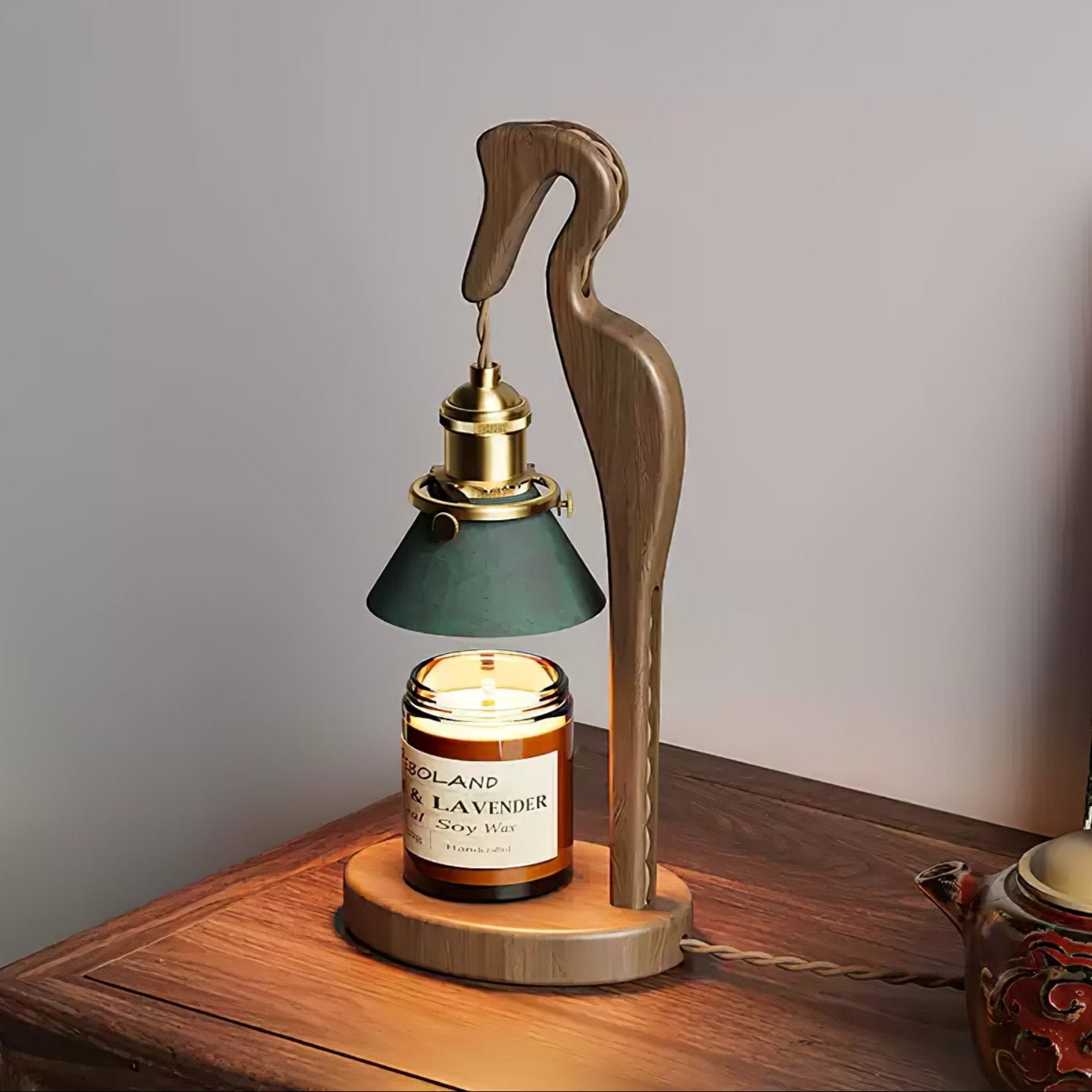 Heron Glow Candle Warmer Lamp