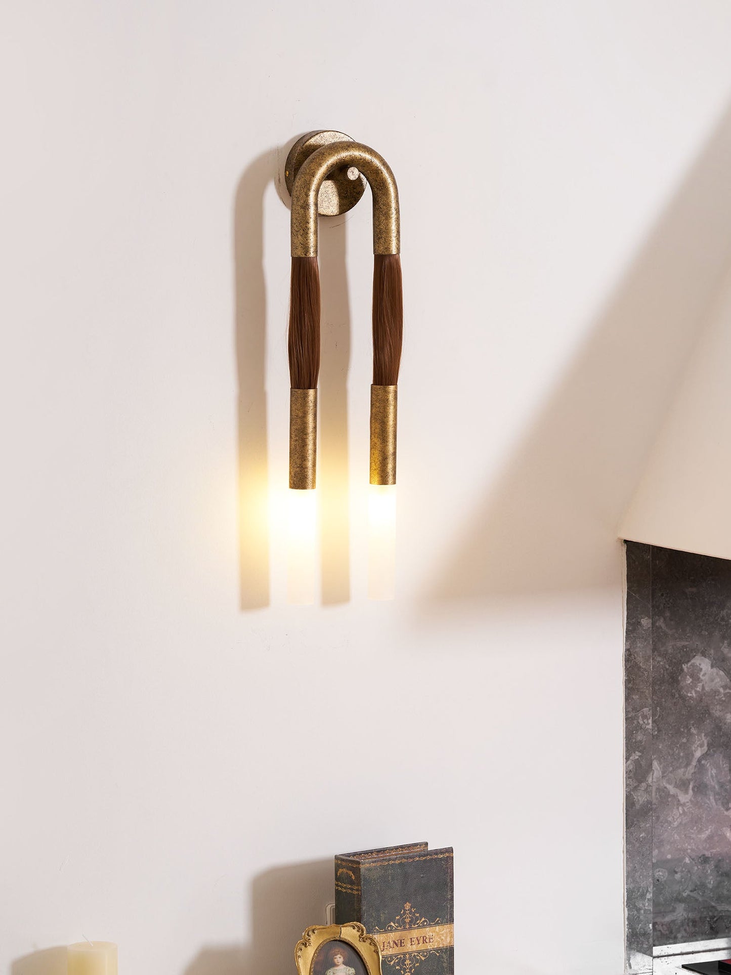 Horsehair Wall Lamp