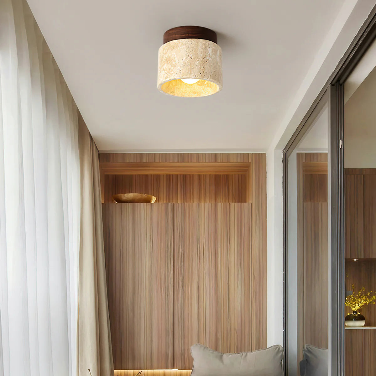 Nozomi - Marble Ceiling Lamp