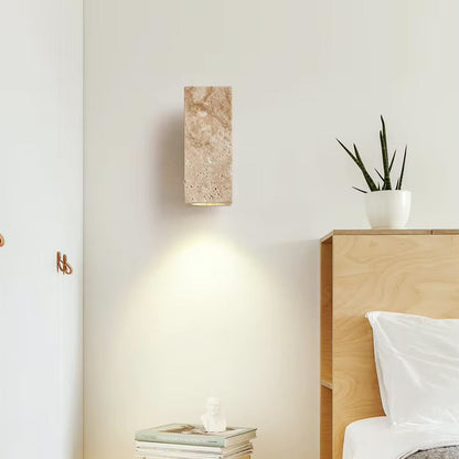 Solène - Travertine Wall Lamp
