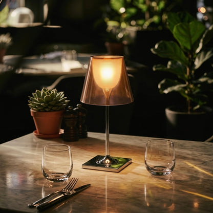 Chrome Prism Table Lamp