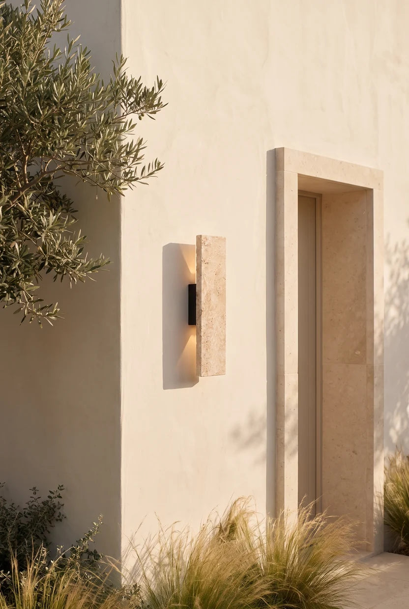 Toulouse Travertine Wall Lamp