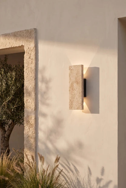 Toulouse Travertine Wall Lamp