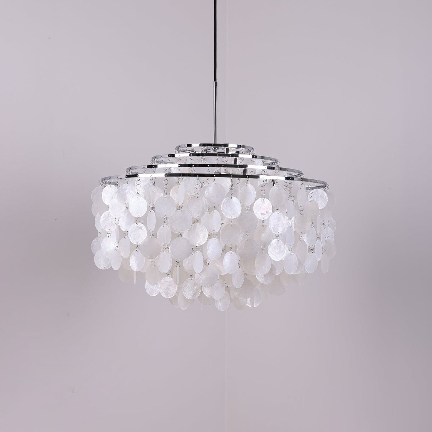 Round Shell Chandelier
