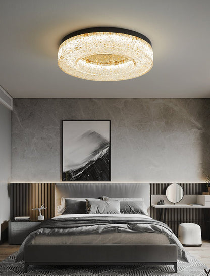 Ice Crack Circle Ceiling Lamp