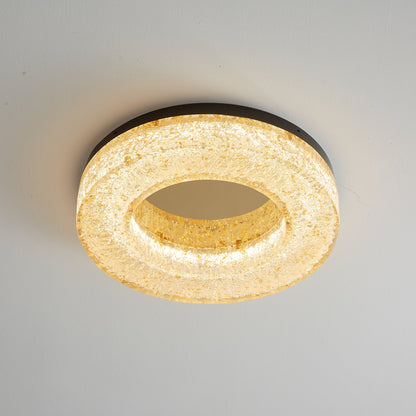 Ice Crack Circle Ceiling Lamp
