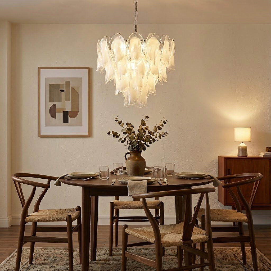 Ina Glass Chandelier