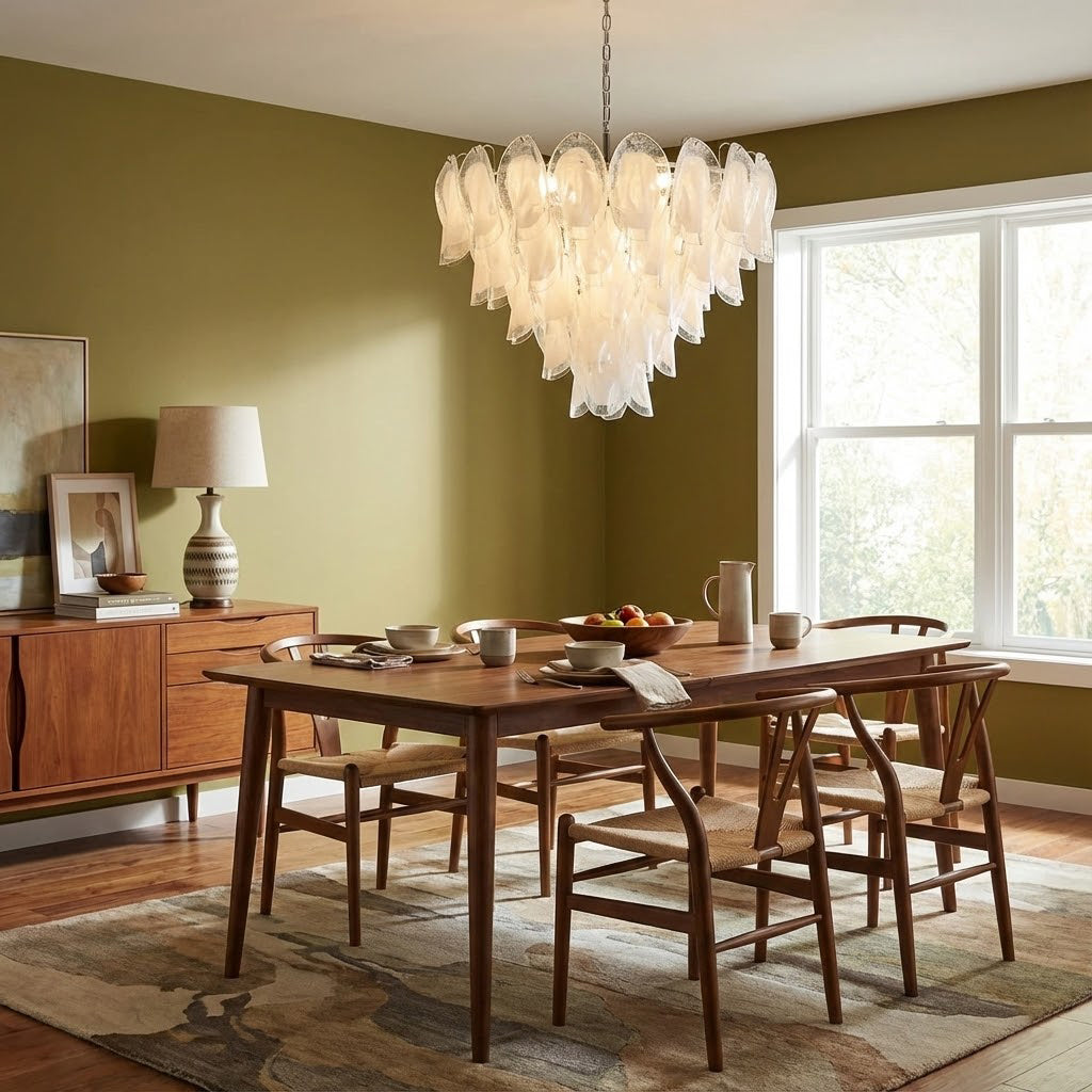 Ina Glass Chandelier