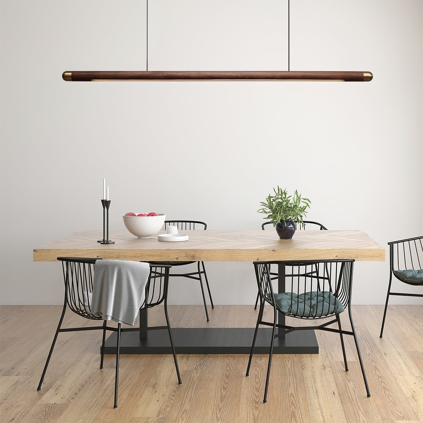 Joist Wood Chandelier