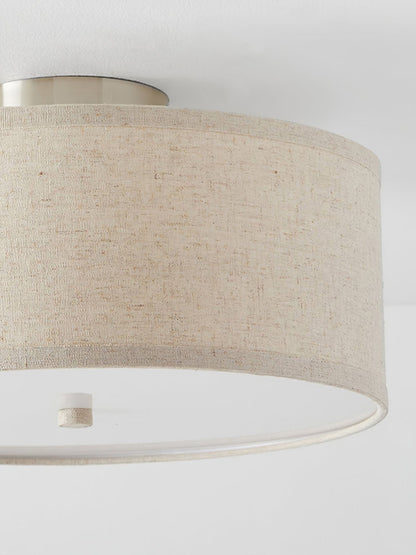 Kasha Linen Ceiling Light