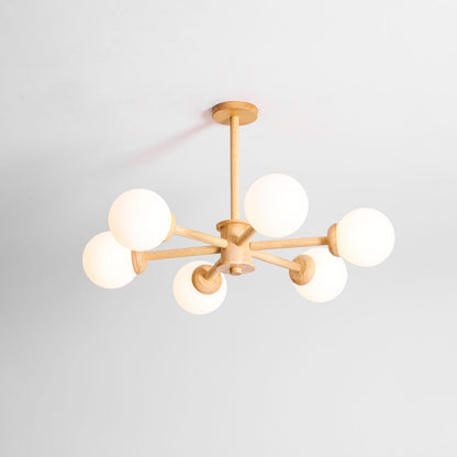 Kozan Wooden Chandelier