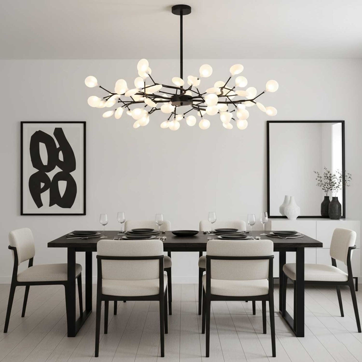LED Firefly Sputnik Chandelier