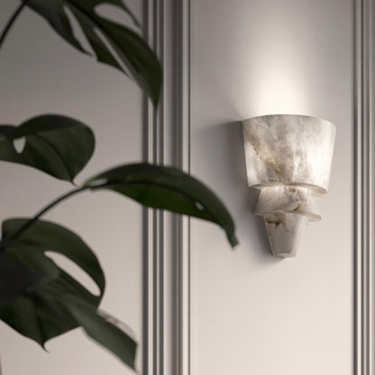 Laboratory Alabaster Wall Light