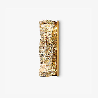 Laminated Crystal Wall Light