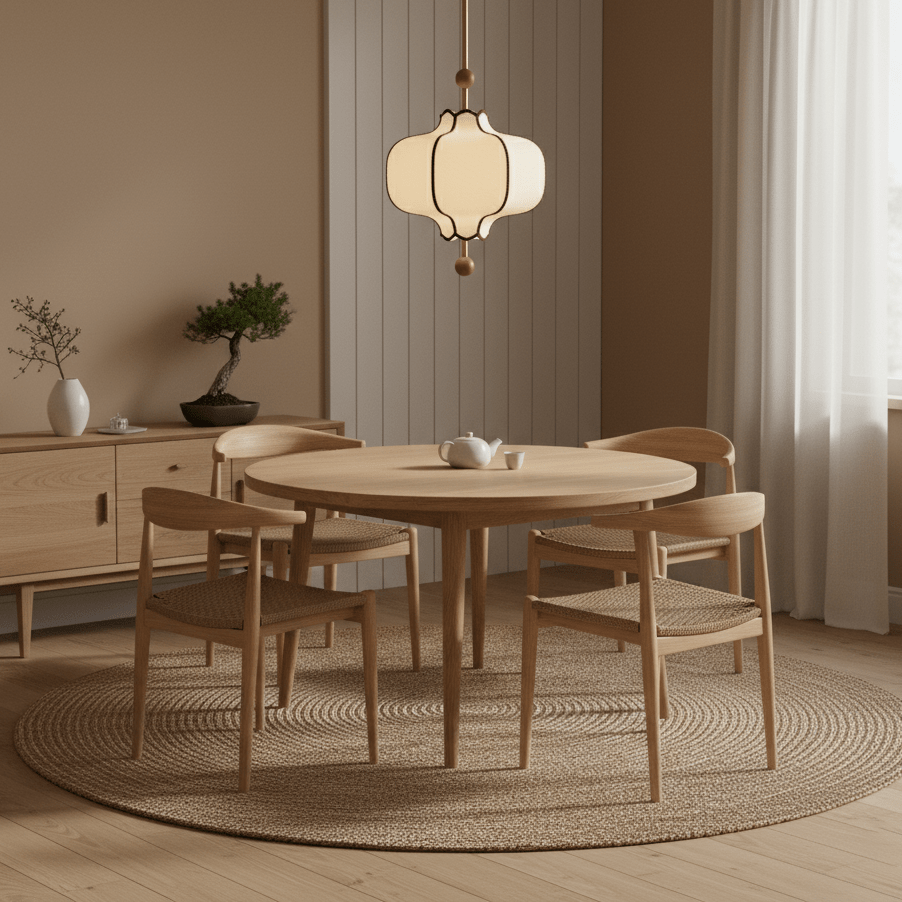 Lantern Fabric Pendant Light