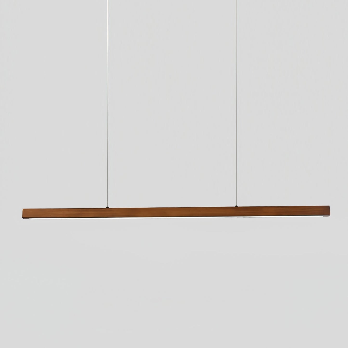 Linear Wooden Pendant Light