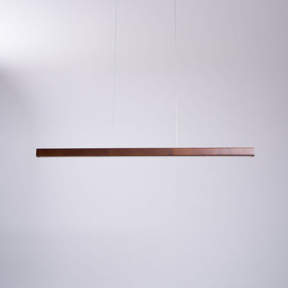 Linear Wooden Pendant Light