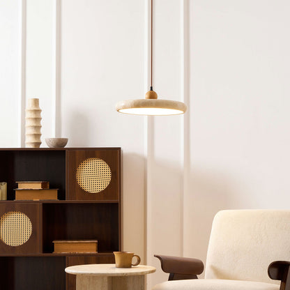 Lola Travertine Pendant Light