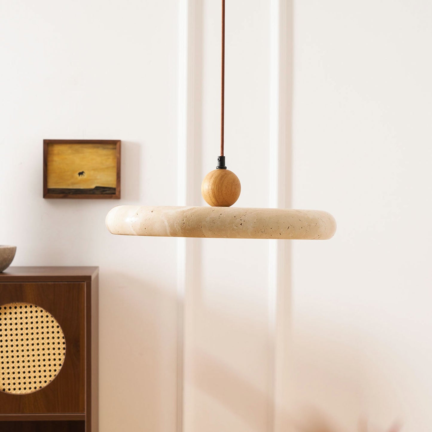 Lola Travertine Pendant Light