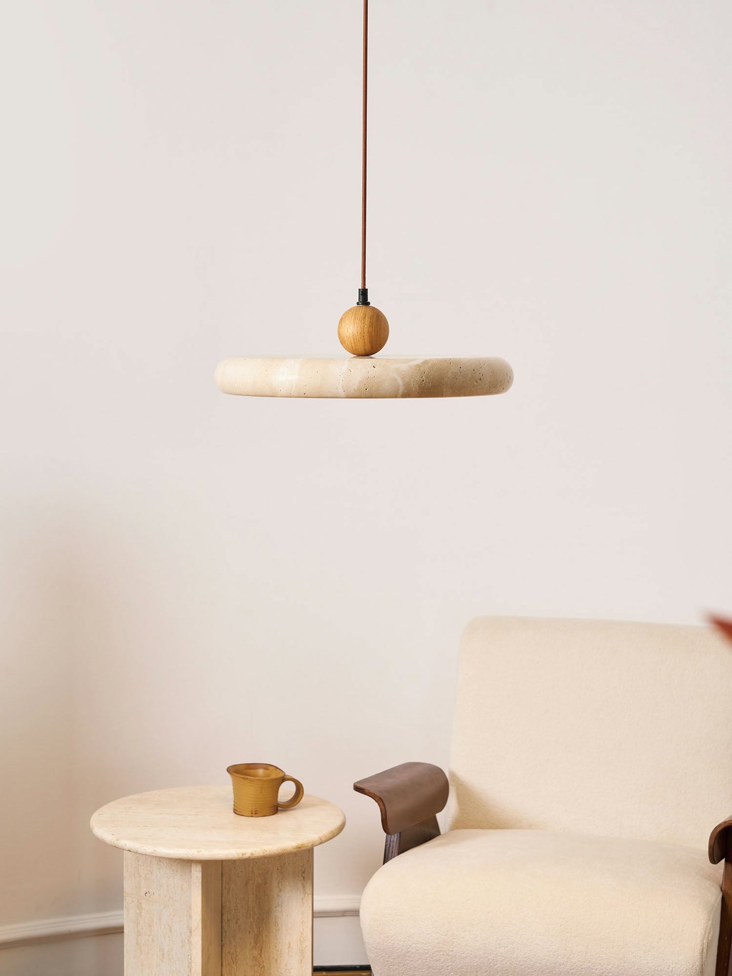 Lola Travertine Pendant Light