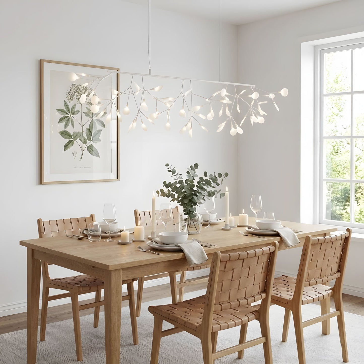 Long Style Firefly LED Chandelier