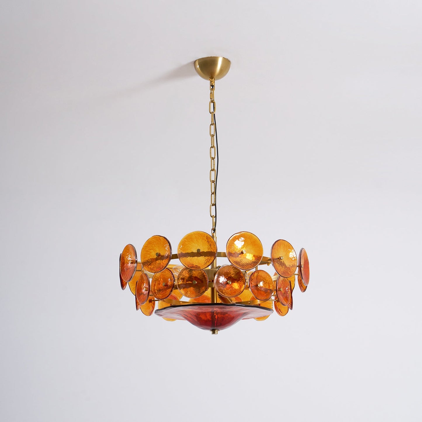 Solaris Disc Murano Chandelier