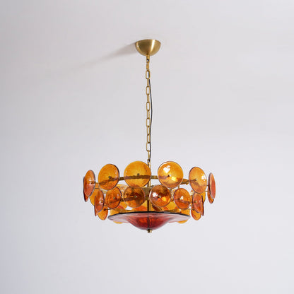 Solaris Disc Murano Chandelier