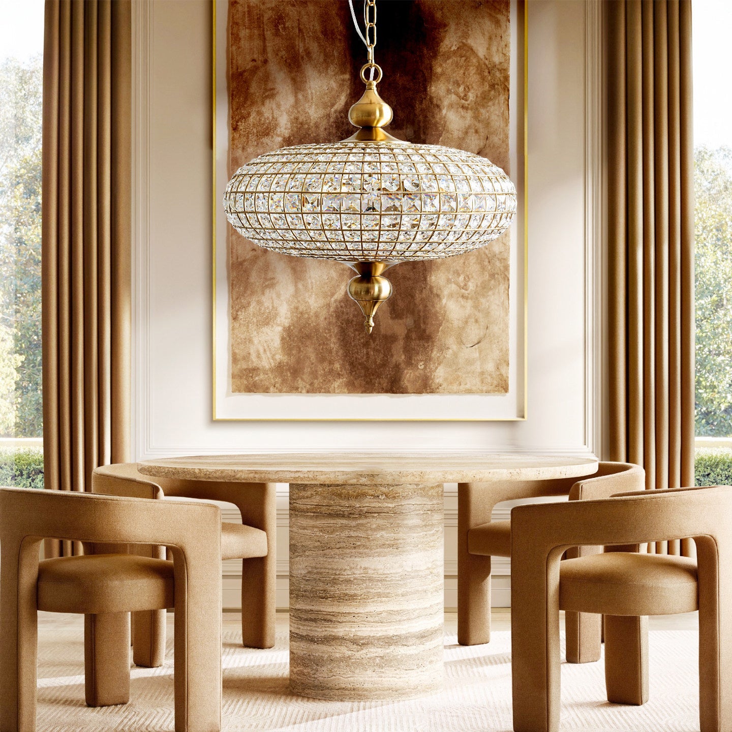 Lucille Crystal Pendant Light