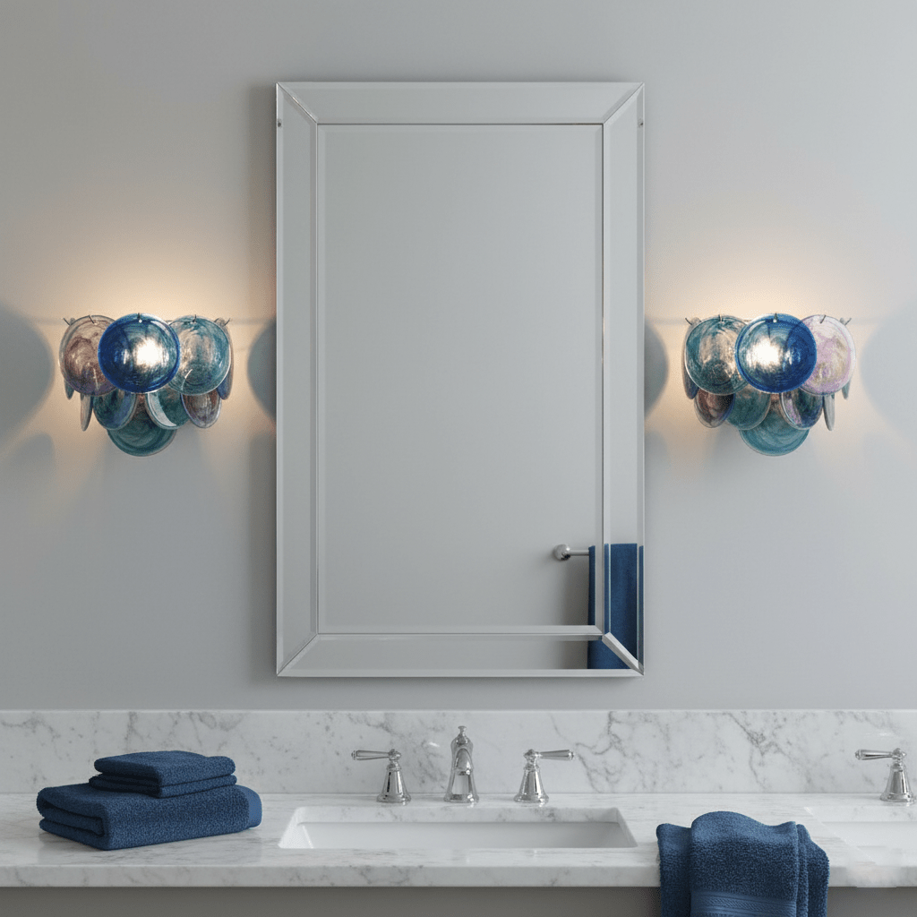 Lunaria Disc Murano Wall Lamp