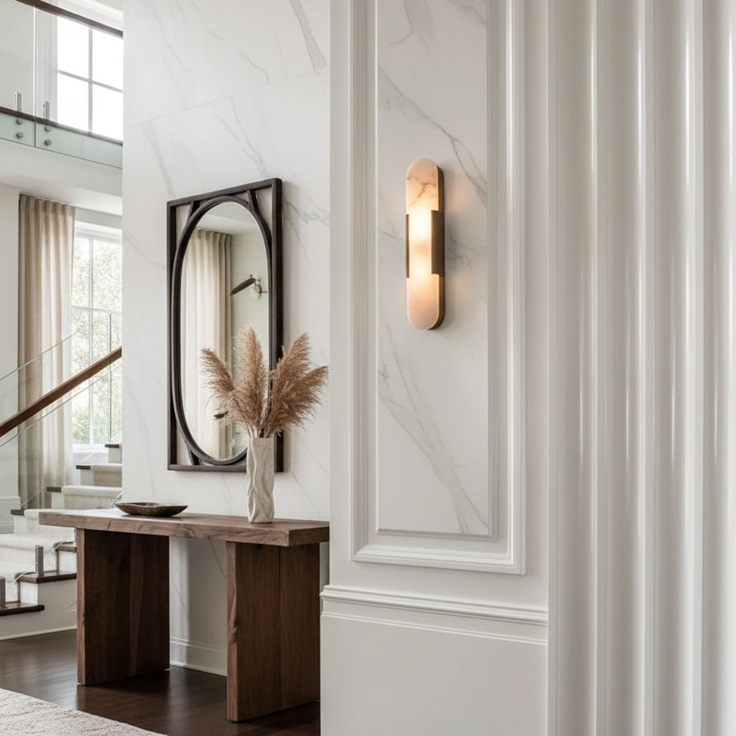 Ginevra Alabaster Wall Lamp
