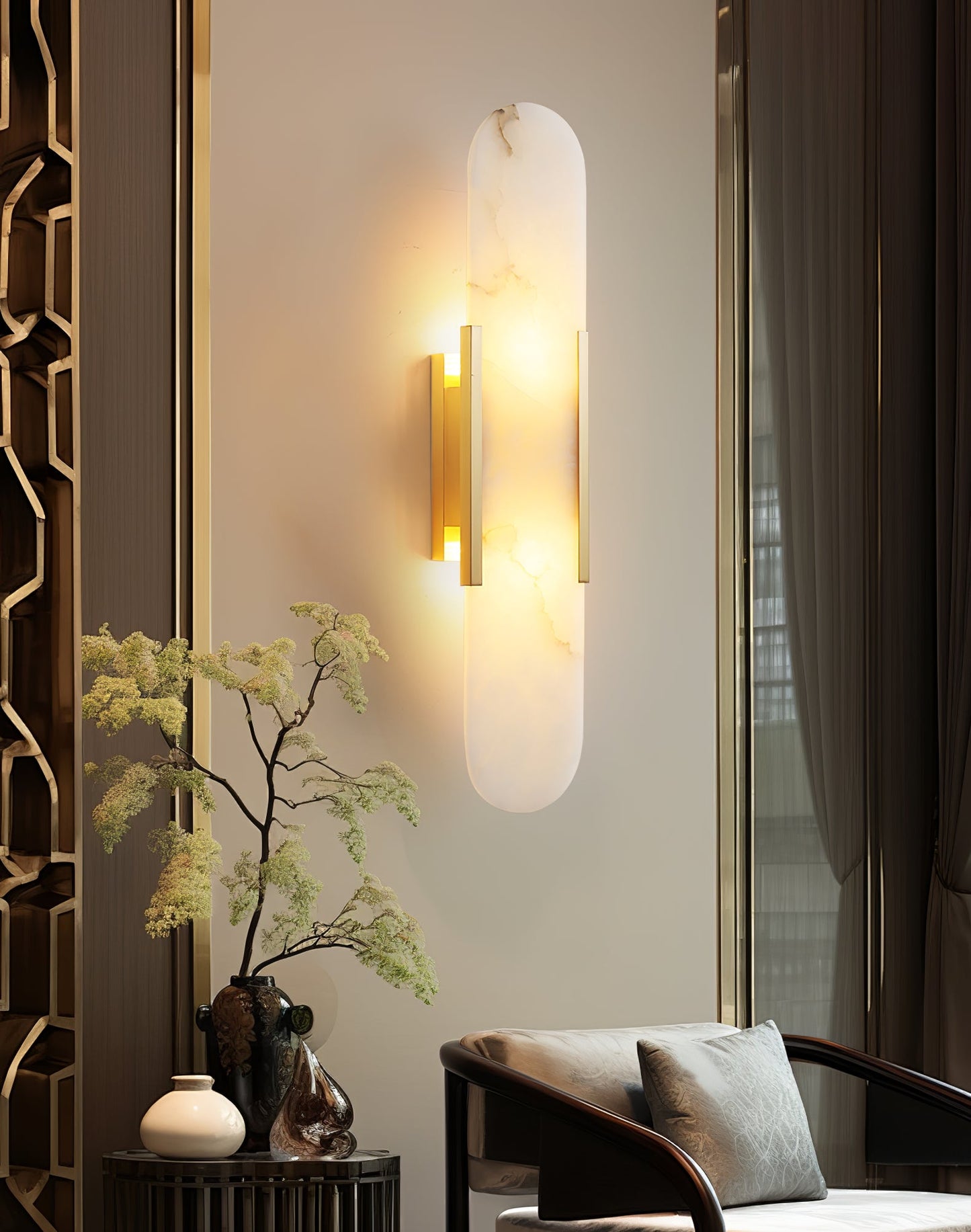 Ginevra Alabaster Wall Lamp