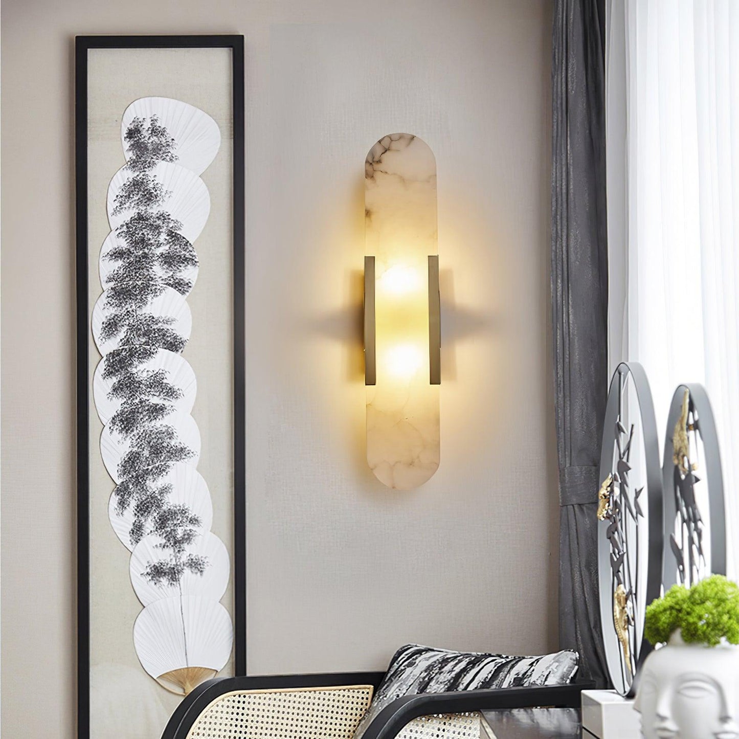 Ginevra Alabaster Wall Lamp