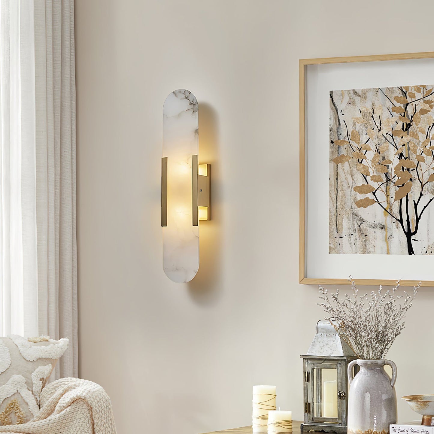 Ginevra Alabaster Wall Lamp