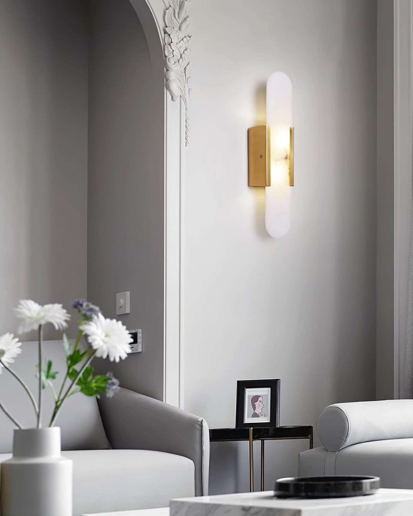 Ginevra Alabaster Wall Lamp