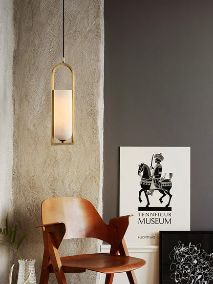 Melange Alabaster Pendant Light