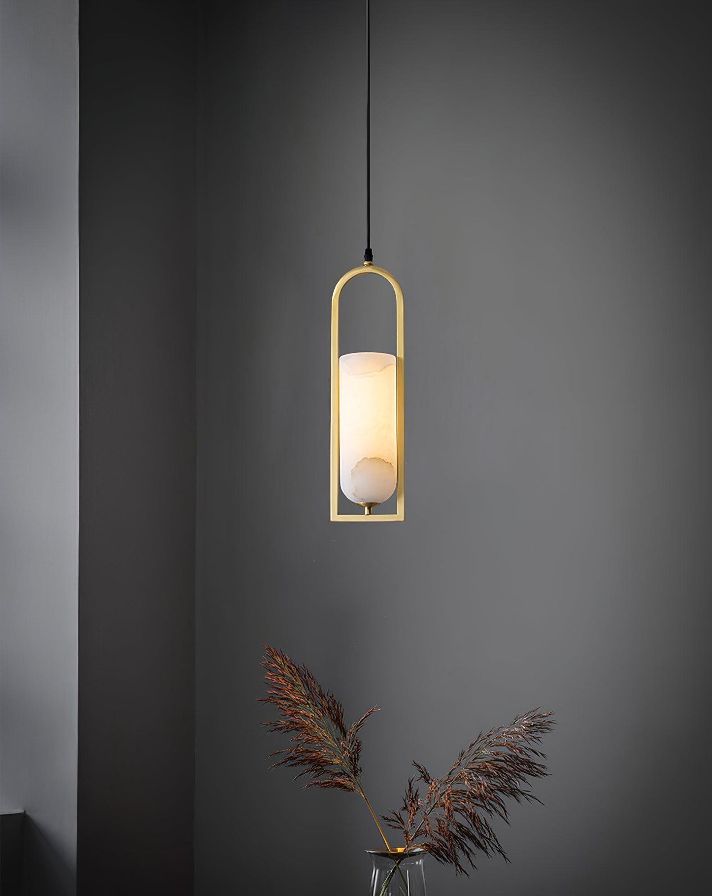 Melange Alabaster Pendant Light