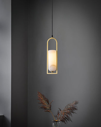 Melange Alabaster Pendant Light