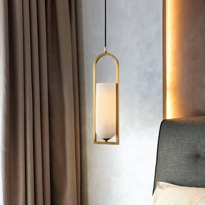Melange Alabaster Pendant Light