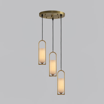 Melange Alabaster Pendant Light