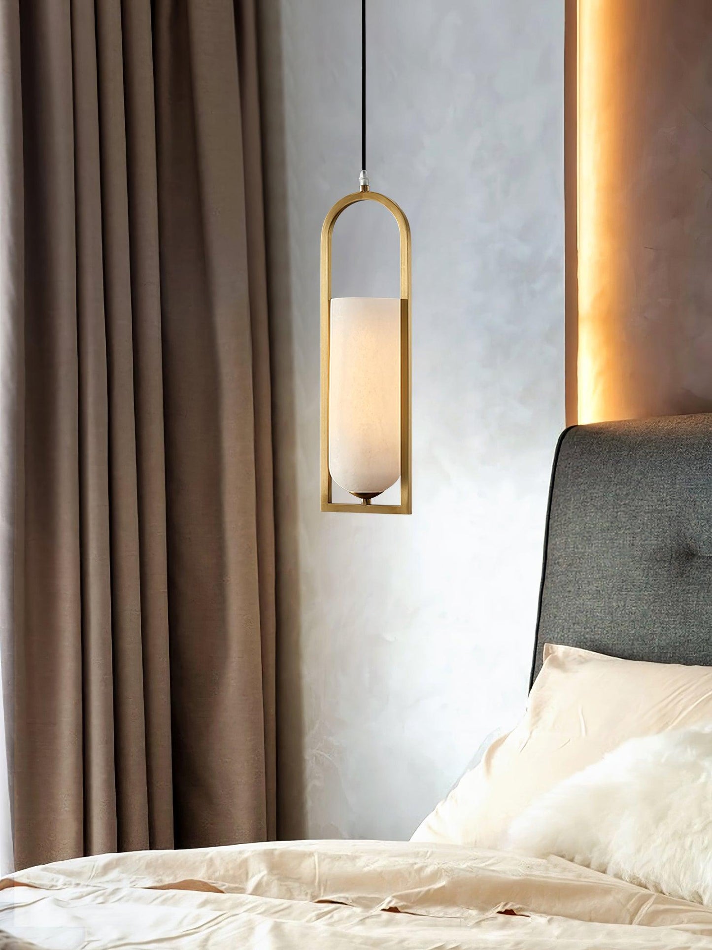 Melange Alabaster Pendant Light