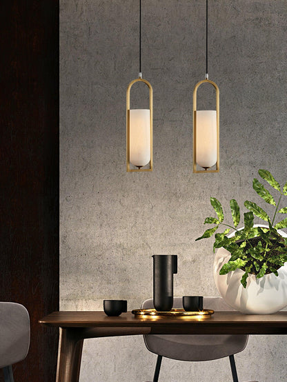 Melange Alabaster Pendant Light