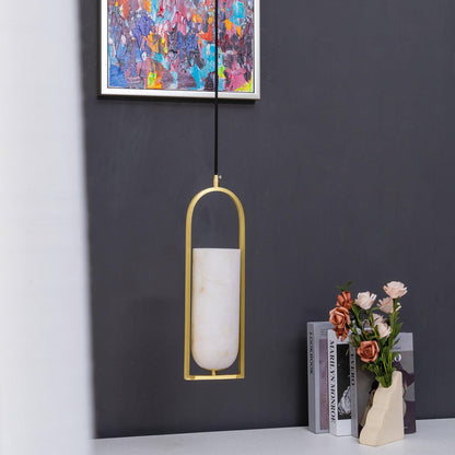 Melange Alabaster Pendant Light