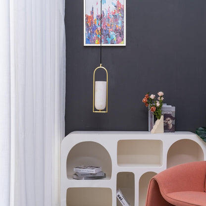 Melange Alabaster Pendant Light