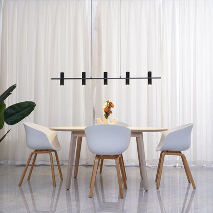 Travertine Parallel Chandelier