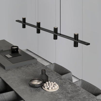 Travertine Parallel Chandelier