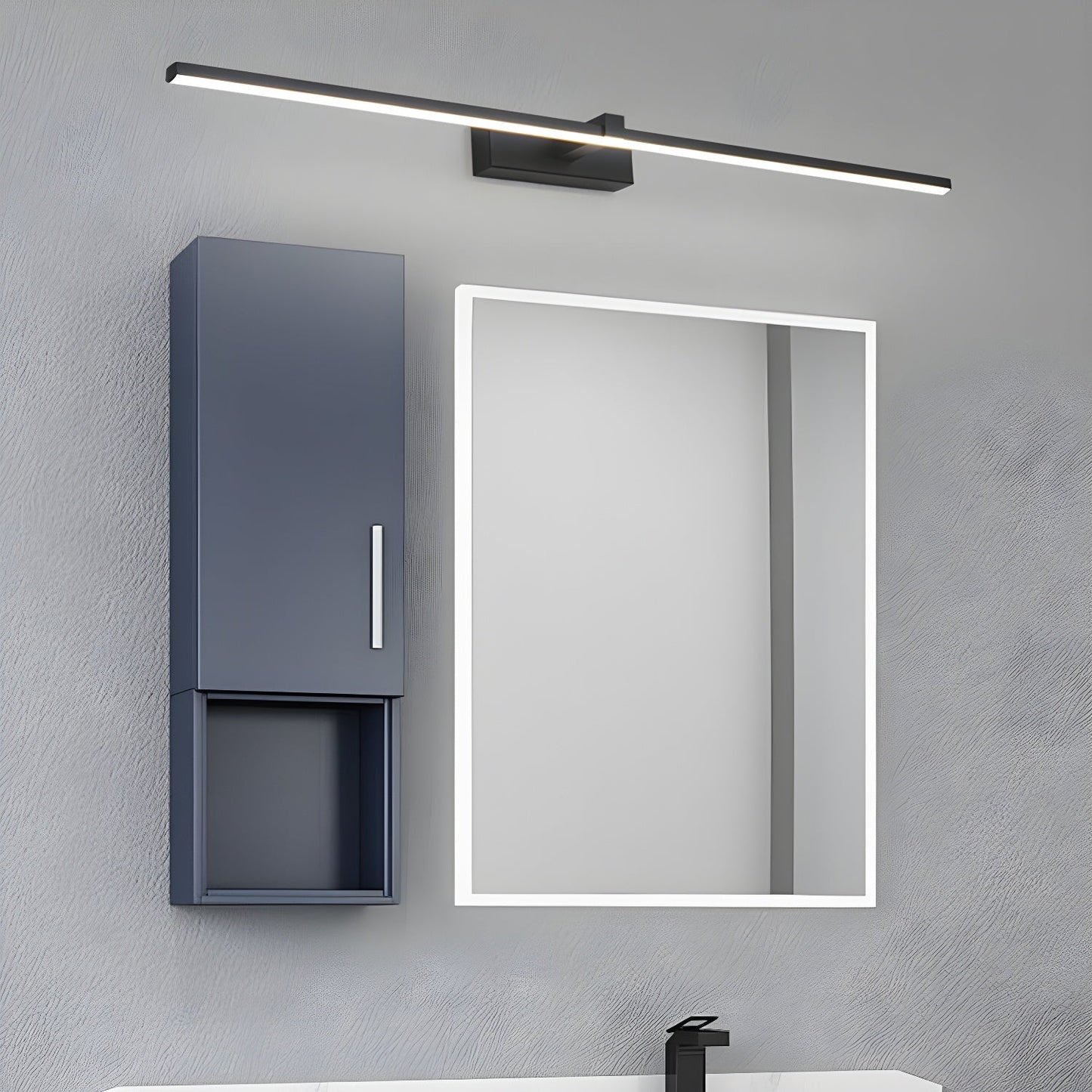Isabella Metal Linear Mirror Wall Light