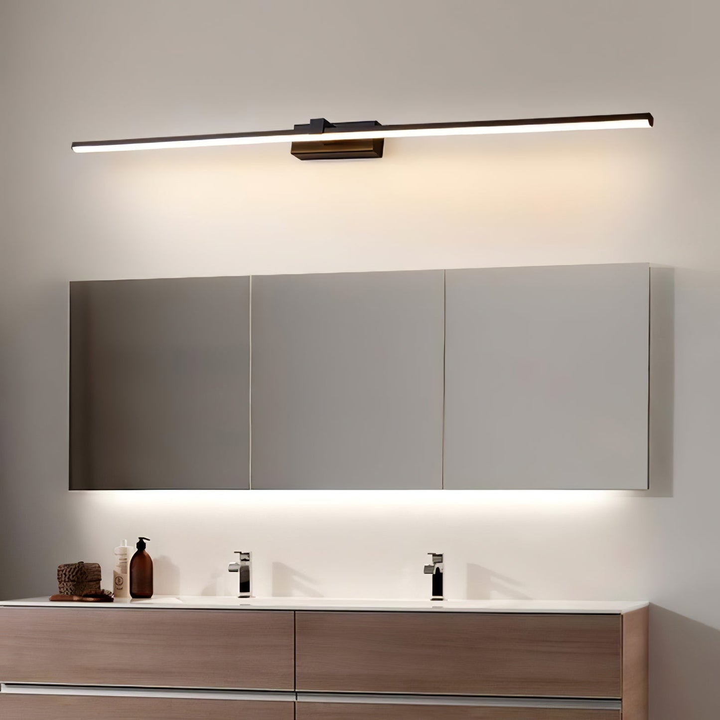 Isabella Metal Linear Mirror Wall Light