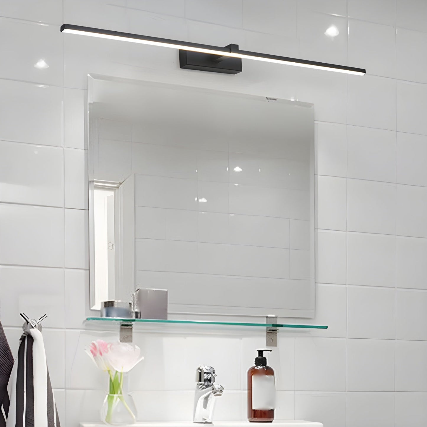 Isabella Metal Linear Mirror Wall Light