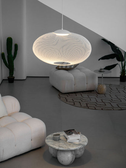 Metallic Meshwork Pendant Lamp
