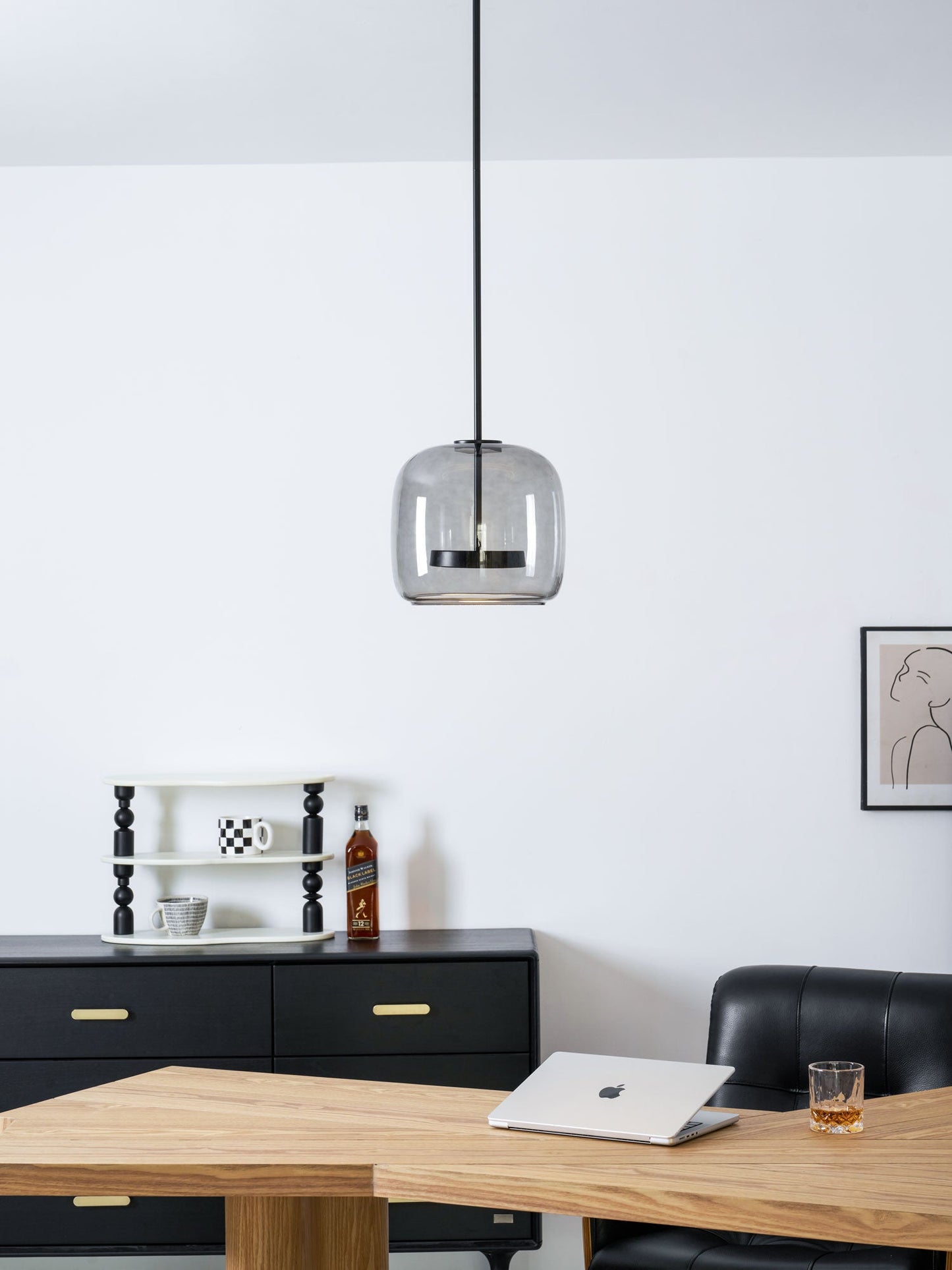 Carlotta Sphere Glass Pendant Lamp